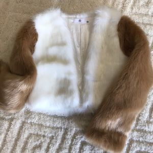 Missguided faux fur coat.